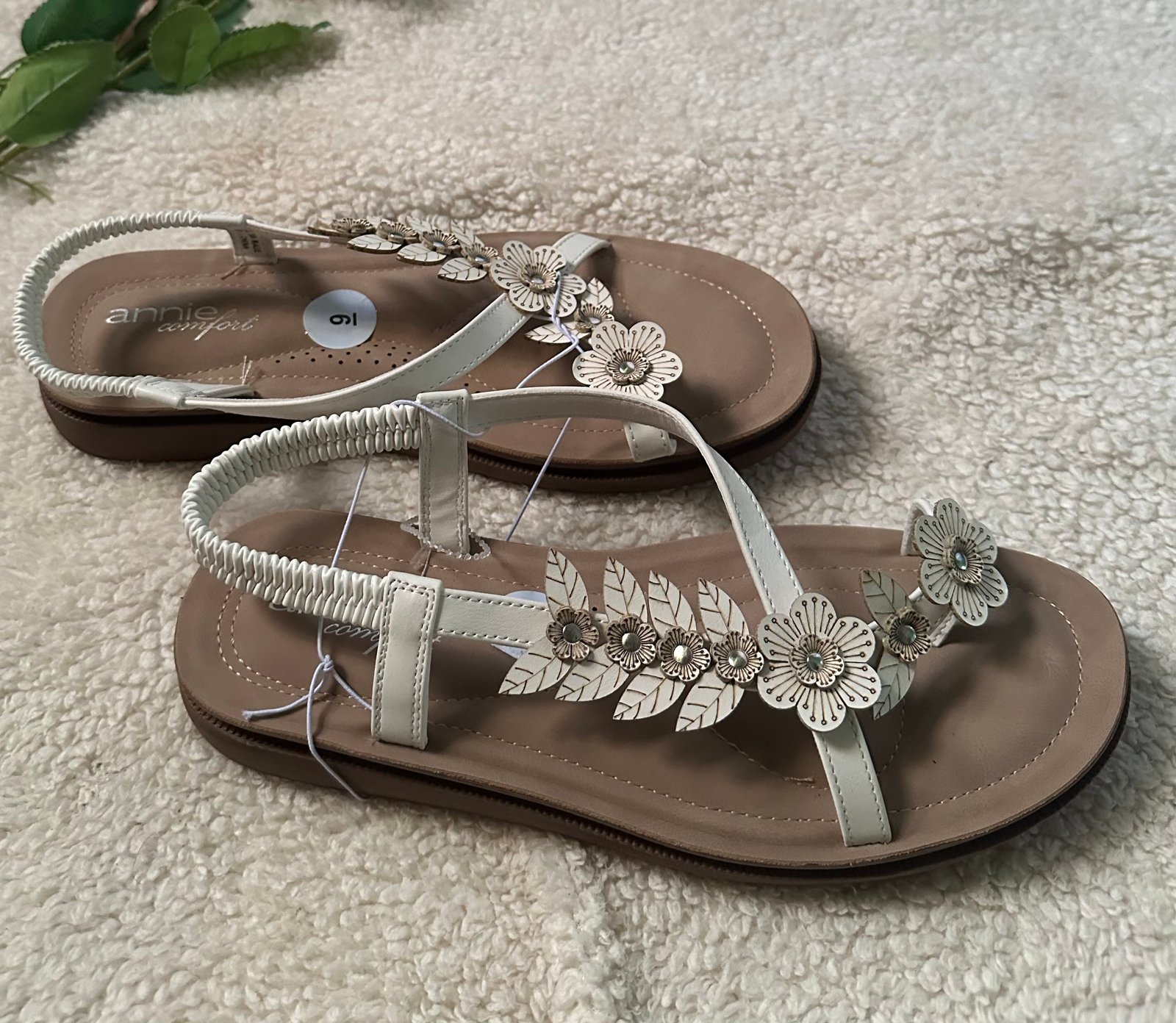 Sandalias bajitas para dama