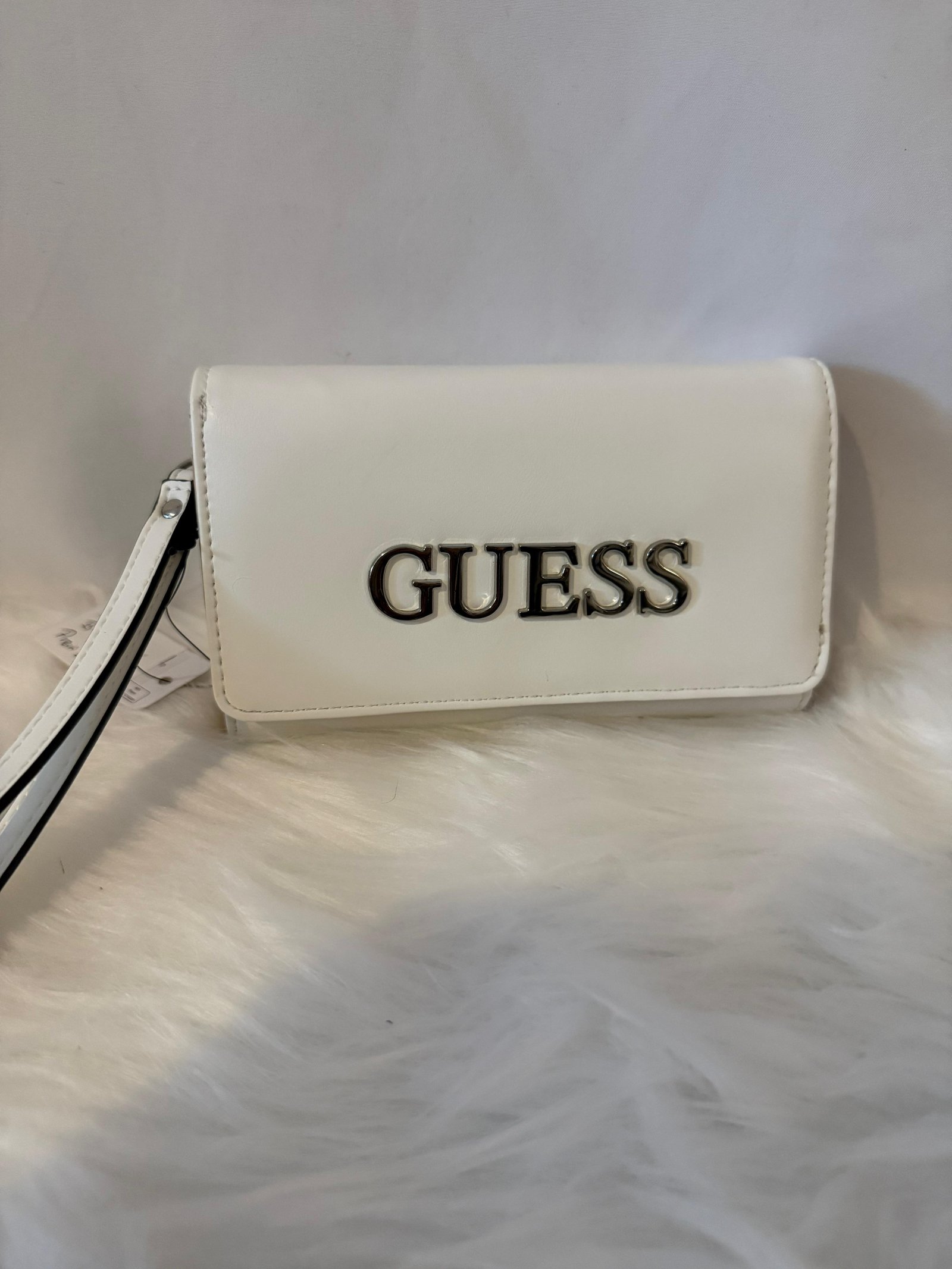 Monedero Guess color blanco