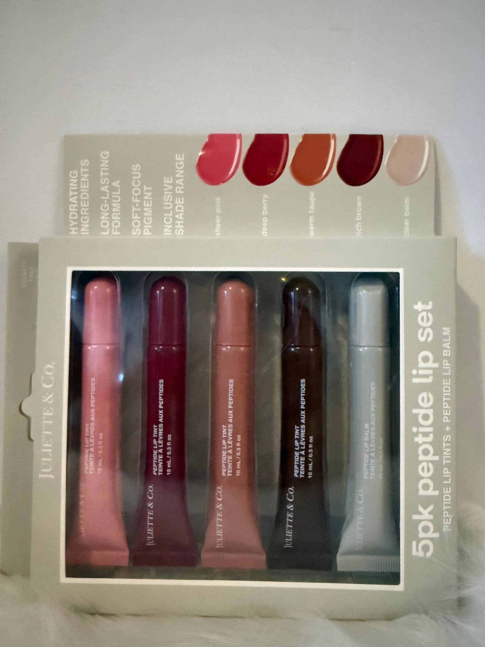 Set de 5 labiales