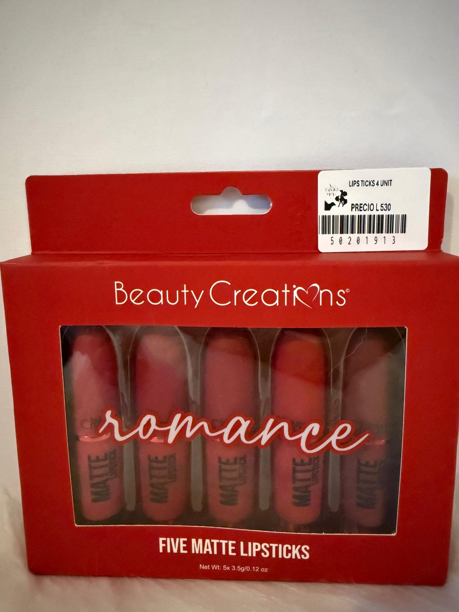Set 5 labiales mate